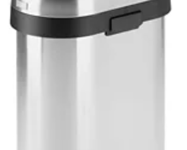 Uline Trash Can with Wheels - 65 Gallon, Green